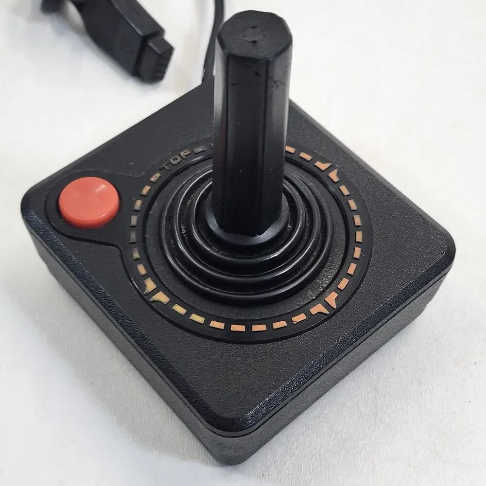 2 Atari 2600 Joysticks CX-40 Vintage Controllers 1970s Console Video Game 80s